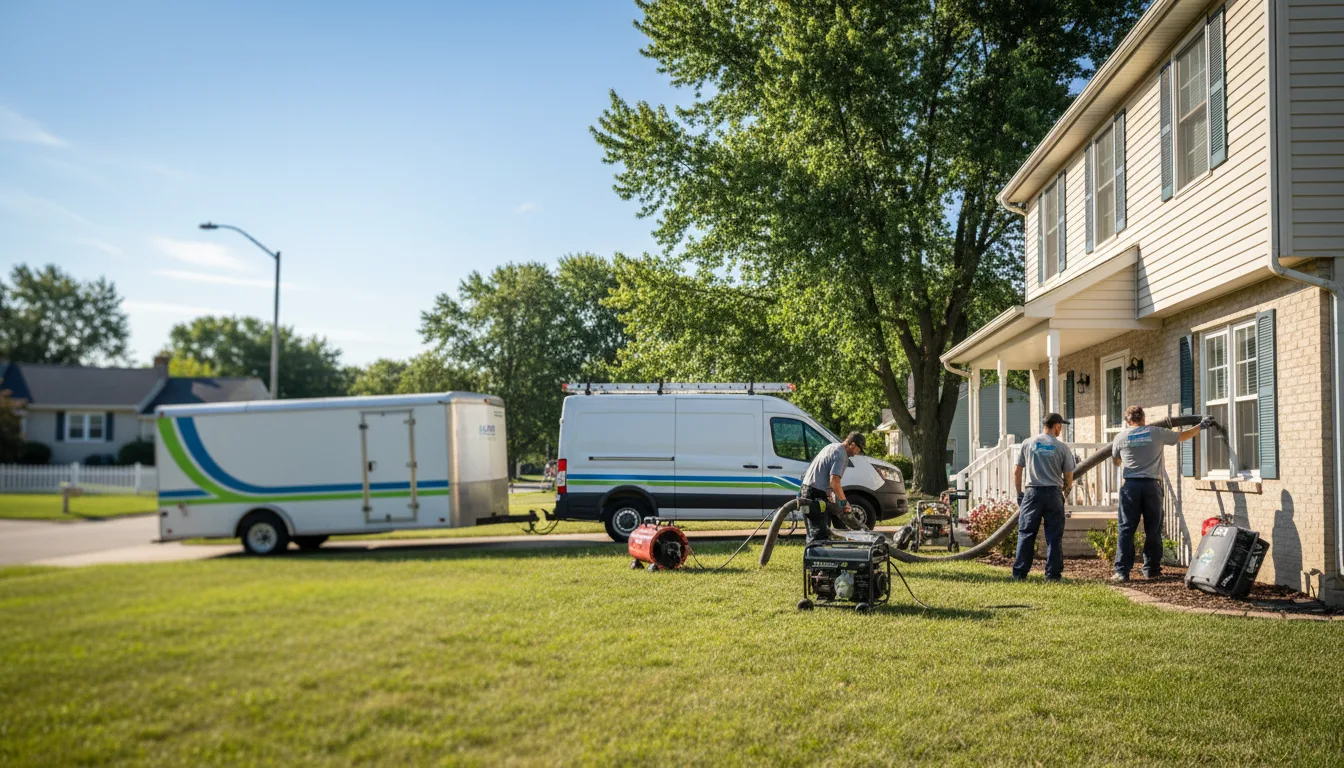 Flooded Basement Restoration And Cleanup With Repair in Lake Wilson, MN near me